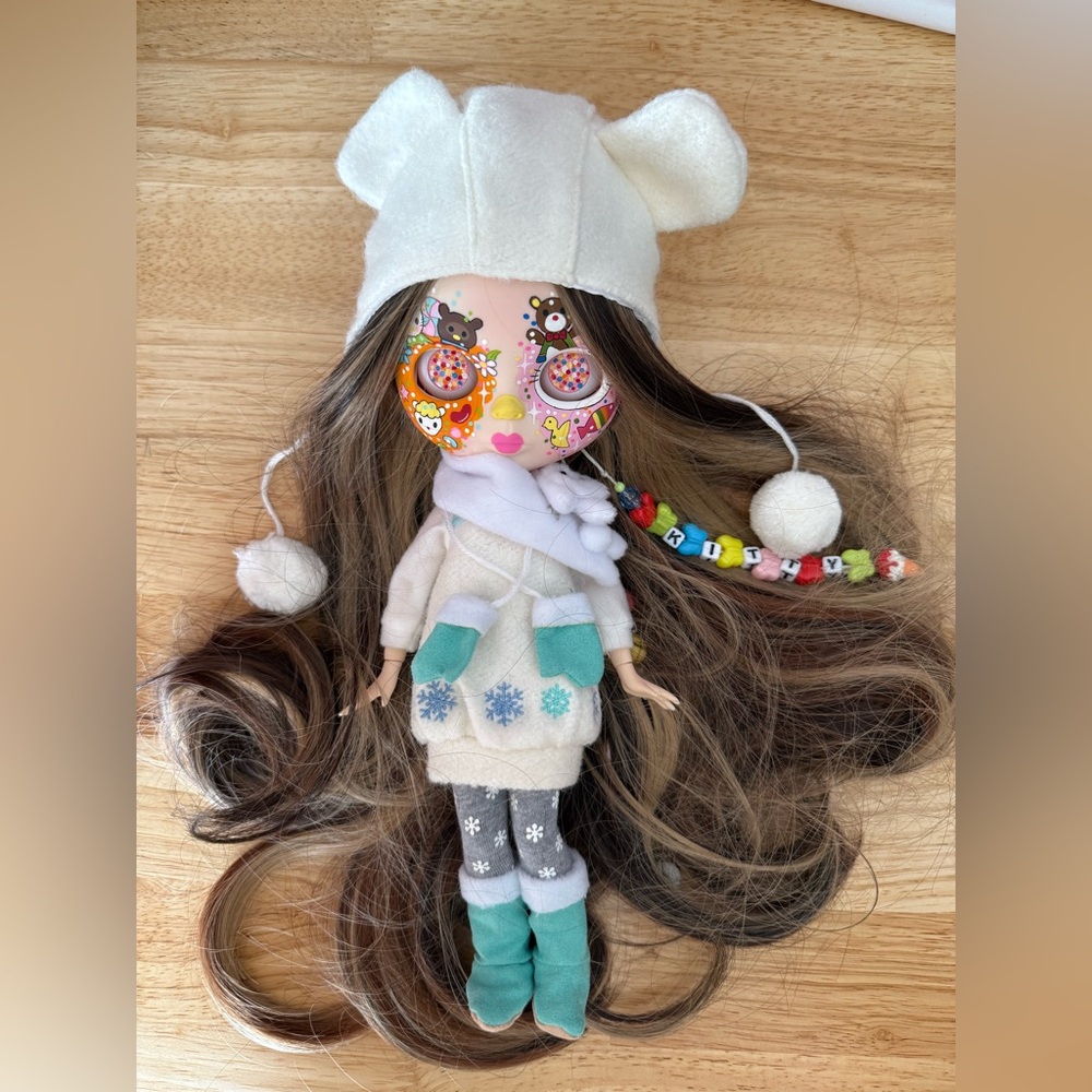 Custom Blythe Doll Hello Kitty Tribute